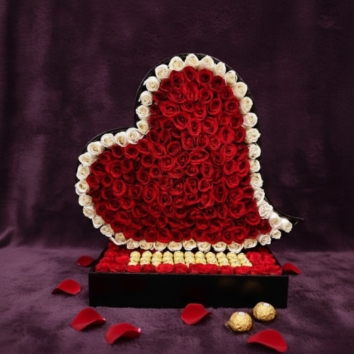 Love Heart Rose & Ferrero Grand Masterpiece