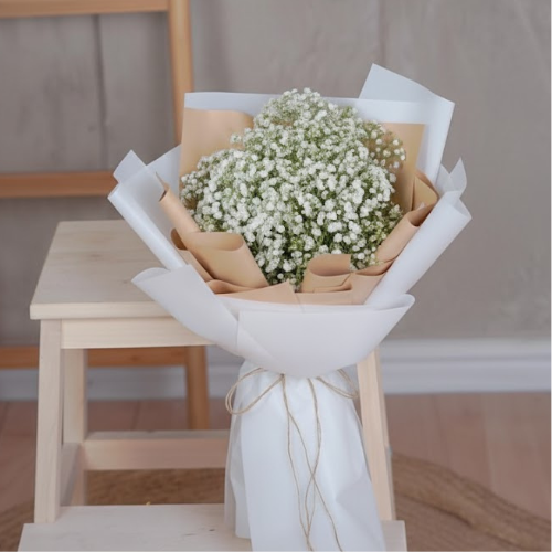Chinese White Gypsophila Bouquet