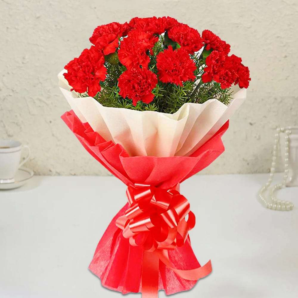 Red Carnation Bouquet