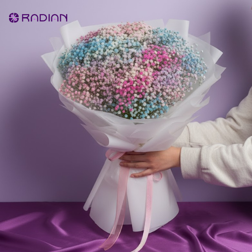 Festival of Clouds Mixer Color Baby's Breath Mega Bouquet