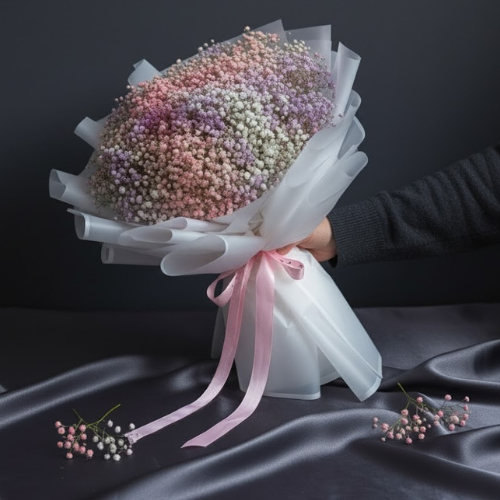 The Pastel Sunset Cloud Multi-Tone Baby's Breath Bouquet