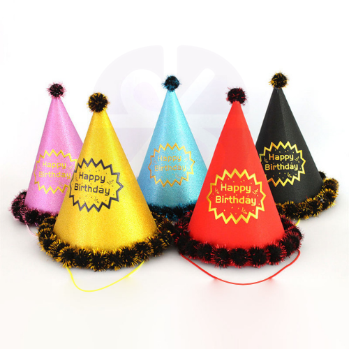 The Glitter Glam Happy Birthday Cones Hat