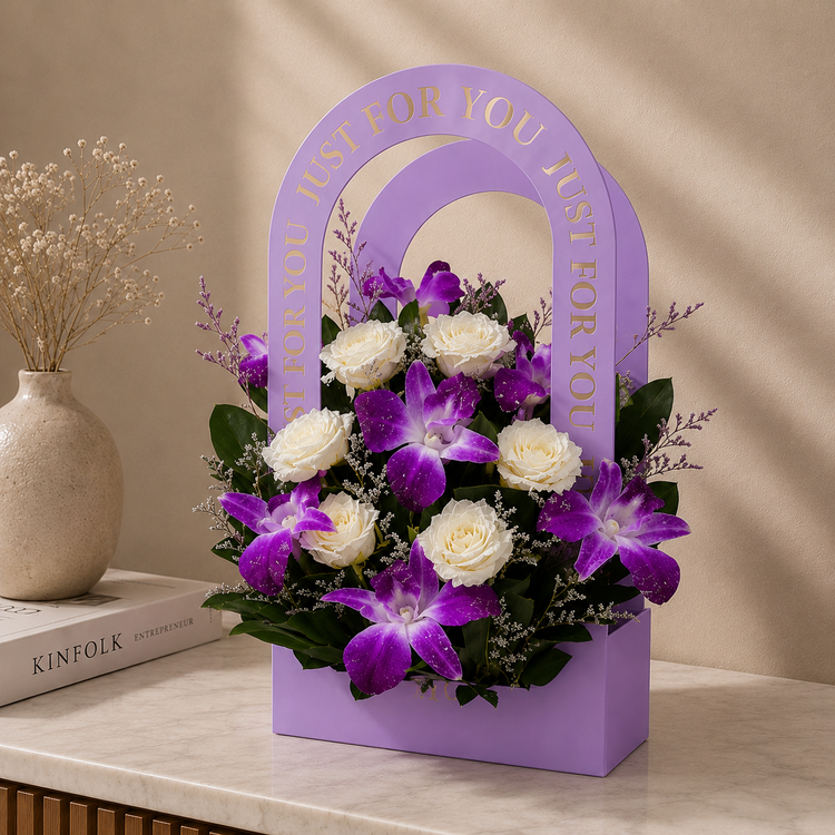 Divine Harmony Orchid & Rose Bag