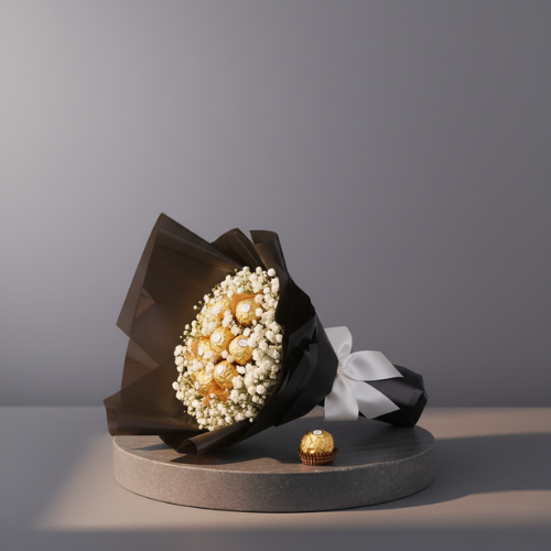 Ferrero Rocher Chocolate & Floral Delight Bouquet