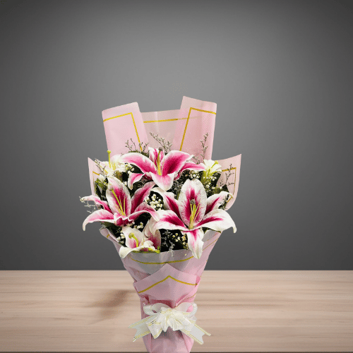 A Radian Lily Bouquet