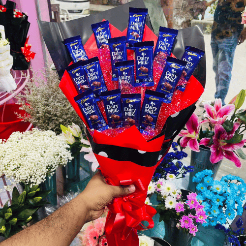 A Cadbury Dairy Milk Bouquet
