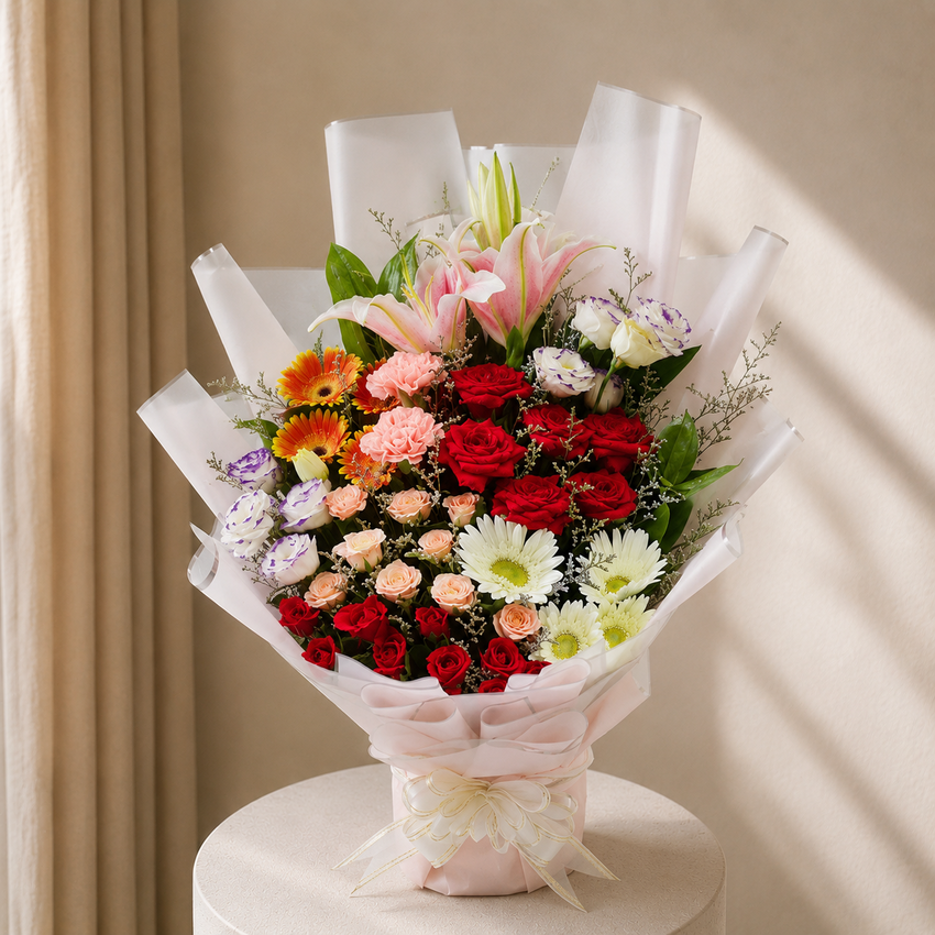 Celebration Grande Mixed Flower Bouquet
