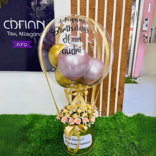 Personalized Bubble Air Balloon Gift